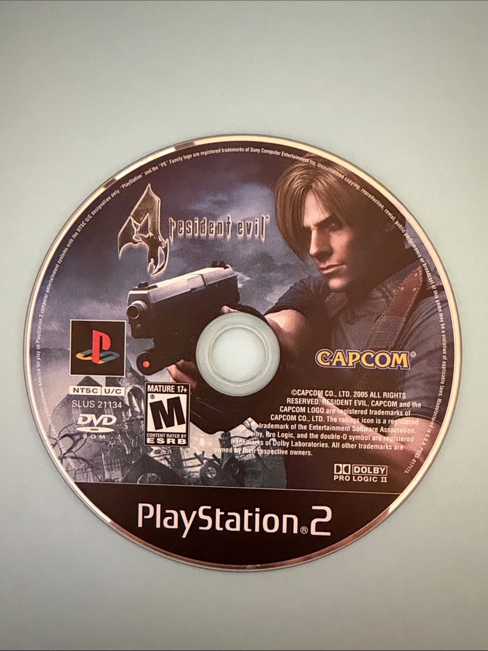 Resident Evil 4 - PlayStation 2 Game Disc (Black)
